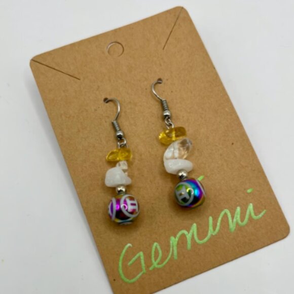 Gemini Zodiac Healing Crystals Gift Set (6 pc) - FREE abundance candle - Picture 4 of 8